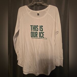 MN Wild White Long Sleeve